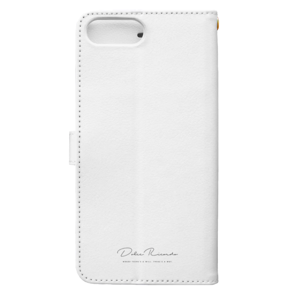 シンプル好きのグッズのお店 のDolce Ricordo Book-Style Smartphone Case :back