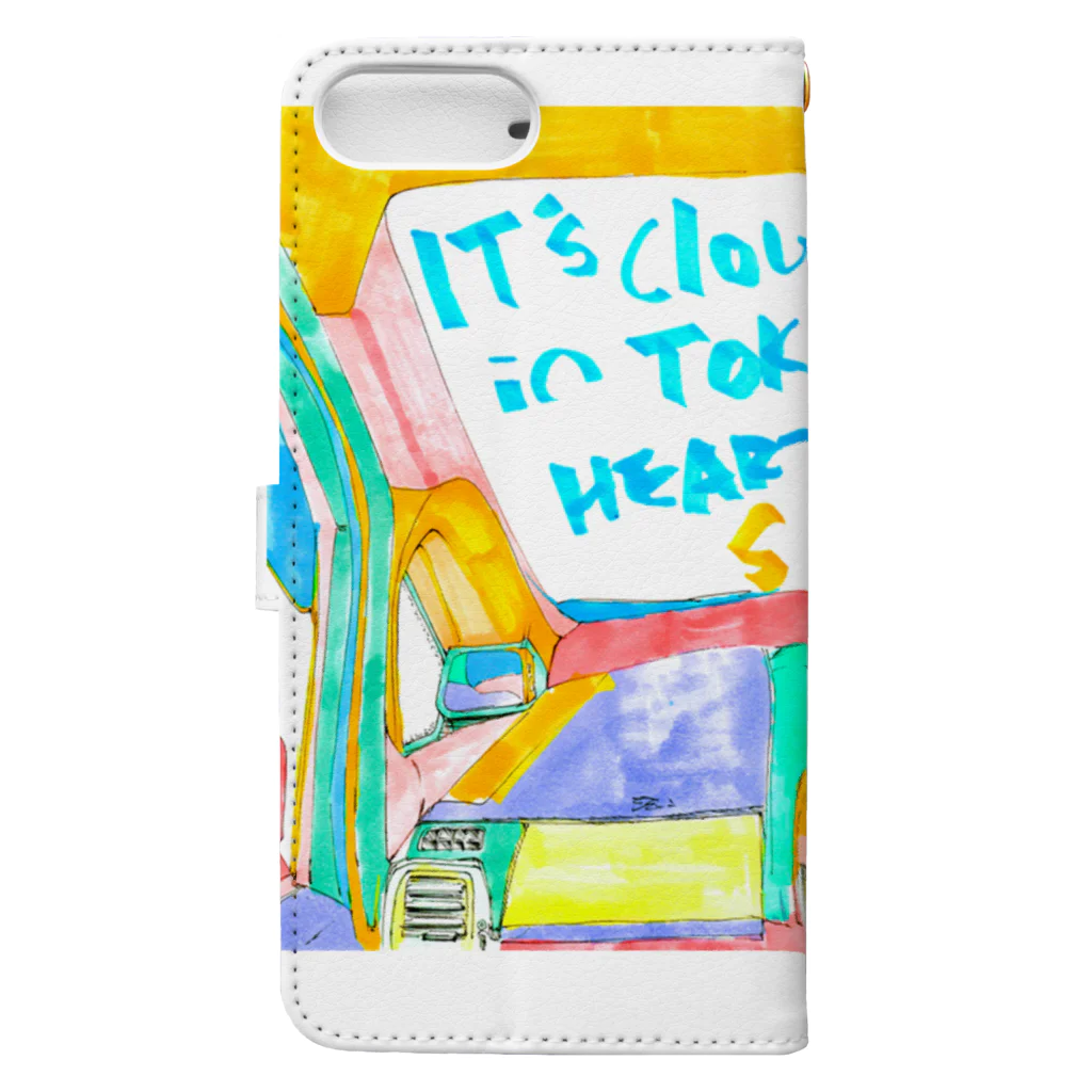 TAMEPANDA presents L♡BSTeRRRのIt’s cloudy and raining in Tokyo But my HEART is always SUNNY:)  お出かけセット♪ Book-Style Smartphone Case :back