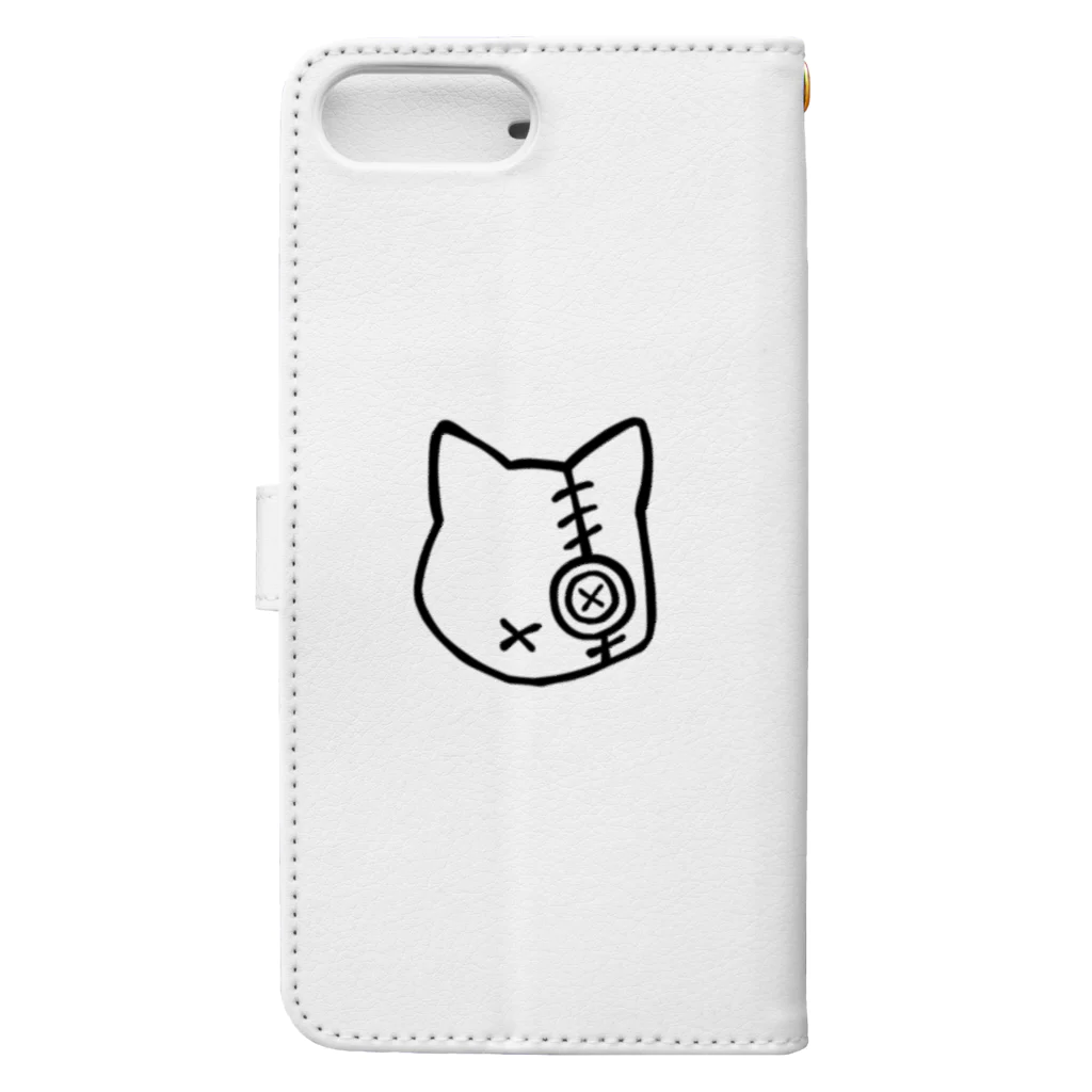 自半機(The hanki)のcatts Book-Style Smartphone Case :back