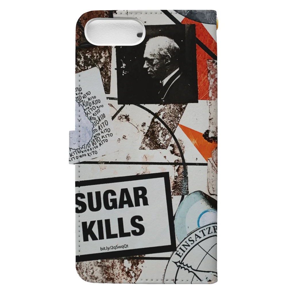 AMINOR (エーマイナー)のStreet Art Wall Stickers Book-Style Smartphone Case :back