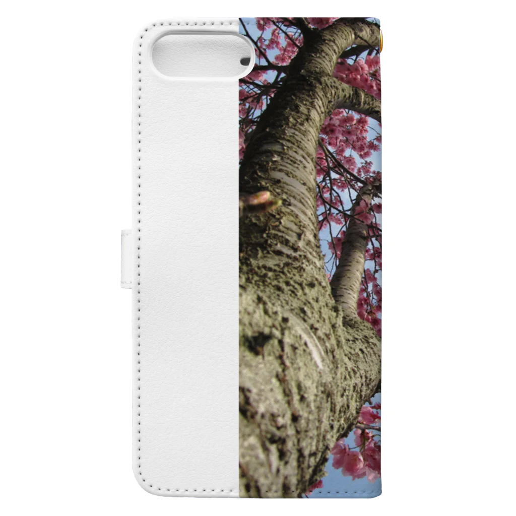 Barika7519の鹿児島　桜（さくら） Book-Style Smartphone Case :back