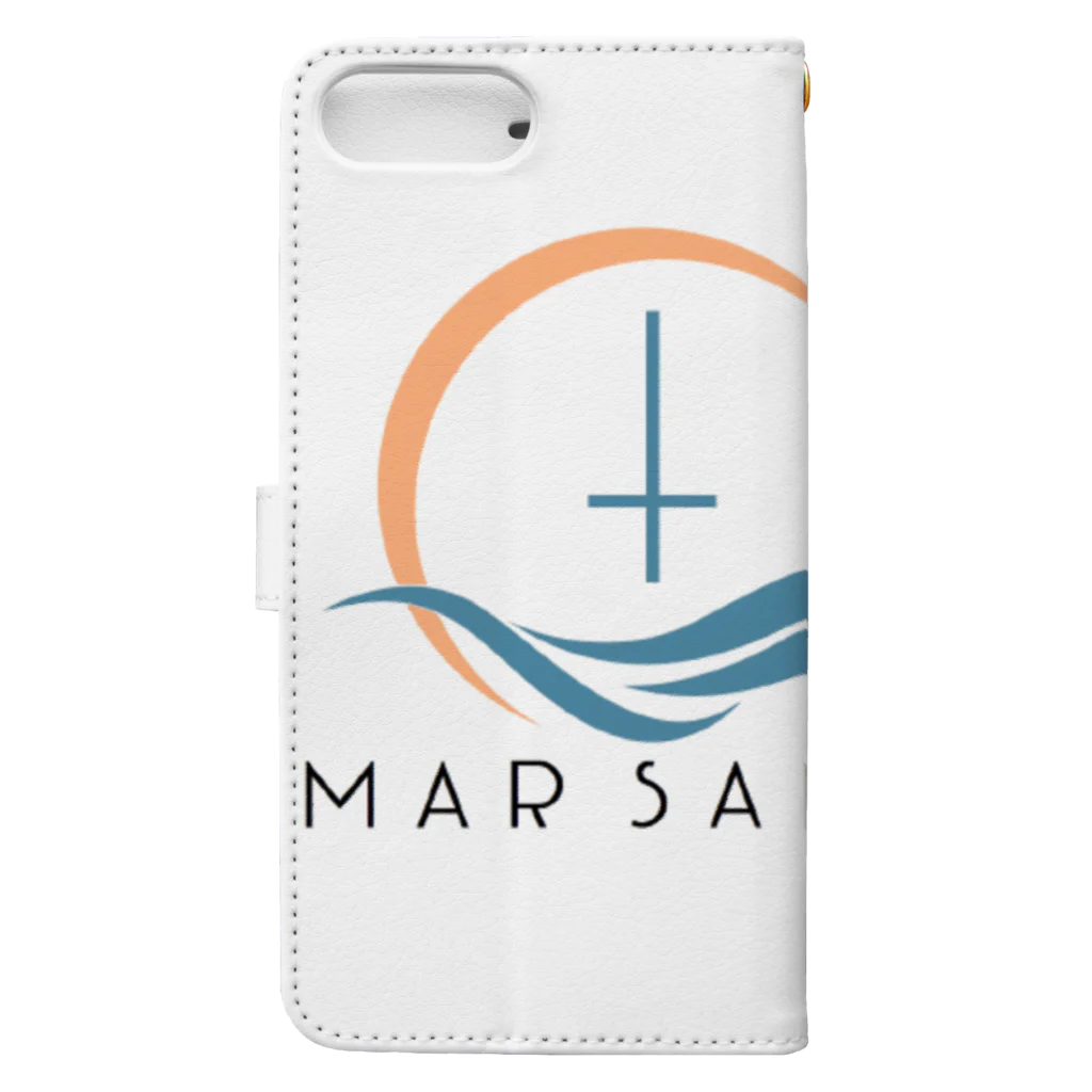 MAR SANTOのMAR SANTO × Fashion goods Book-Style Smartphone Case :back