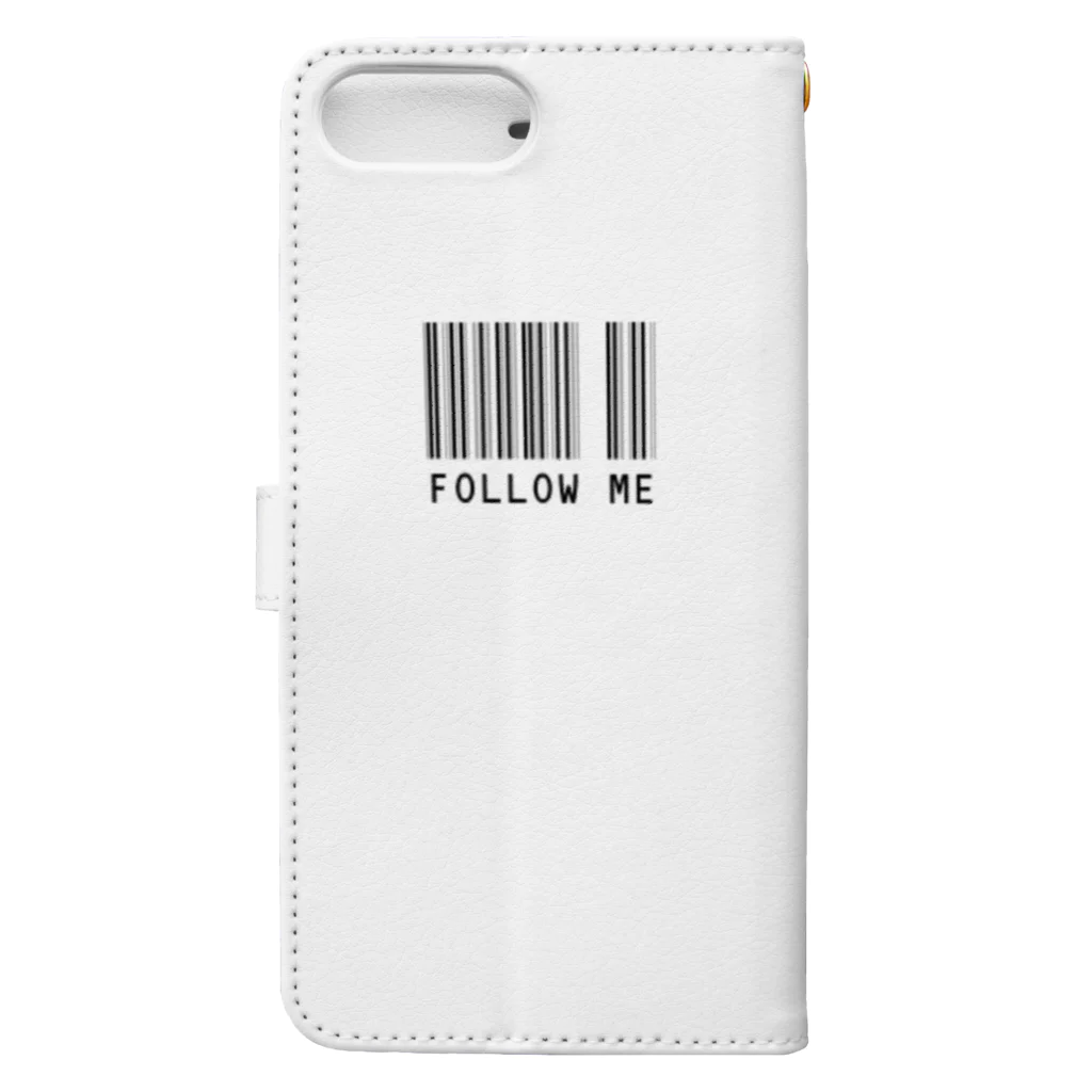 nykのfollow me Book-Style Smartphone Case :back