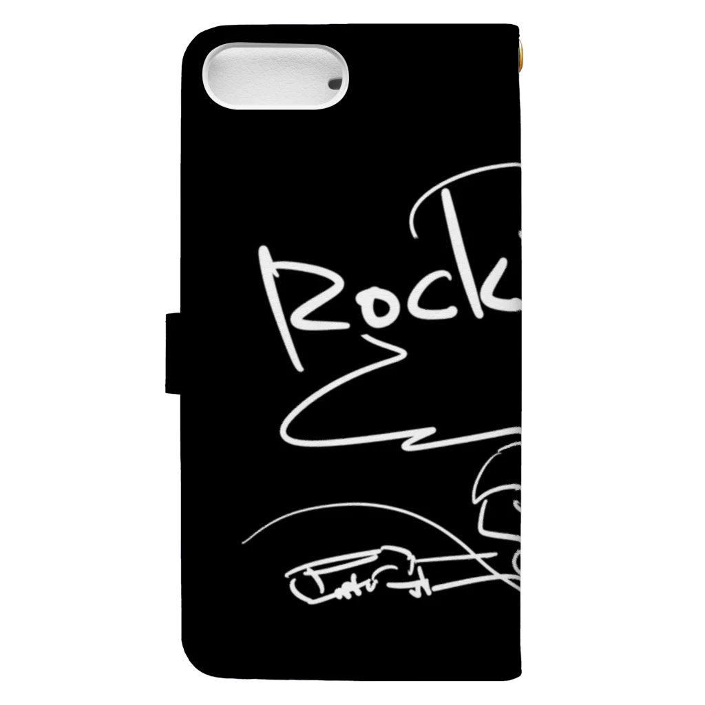 ばんやスマホケースのRock’n’Roll  Book-Style Smartphone Case :back