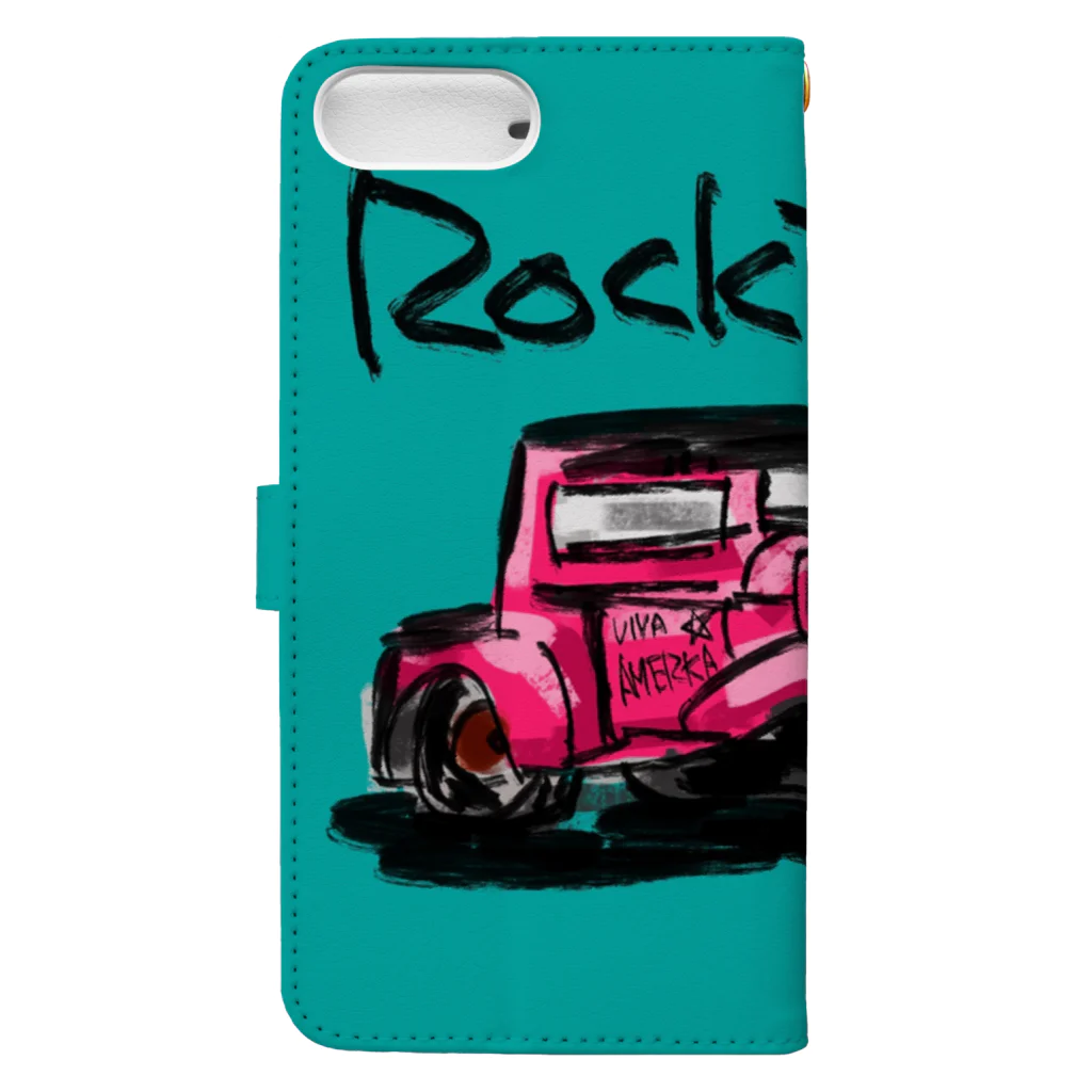 ばんやスマホケースのRock’n’Roll  Book-Style Smartphone Case :back