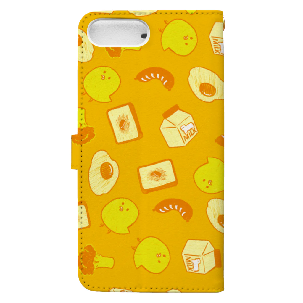 てばさきのbreakfast Book-Style Smartphone Case :back