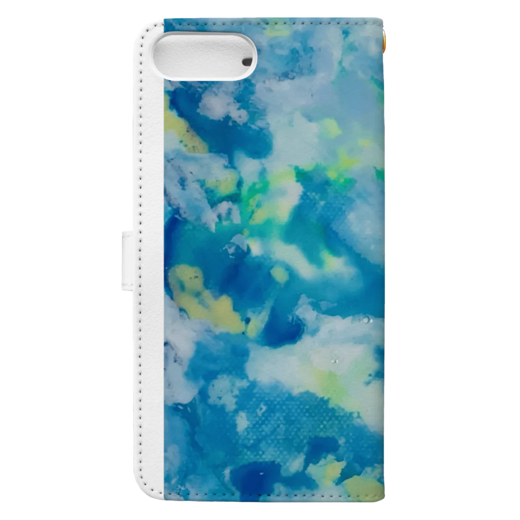 kany8ito(ｶﾆｴｲﾄ)のshine of the sea Book-Style Smartphone Case :back