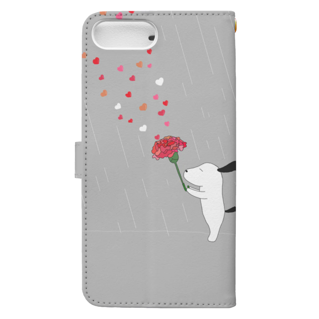 くりみそのおみせのshower affection  Book-Style Smartphone Case :back