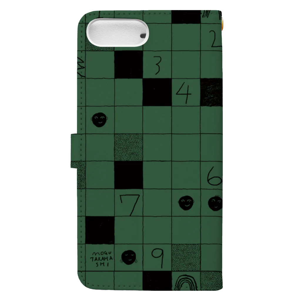 Mogu TakahashiのBoard Game (手帳型) Book-Style Smartphone Case :back