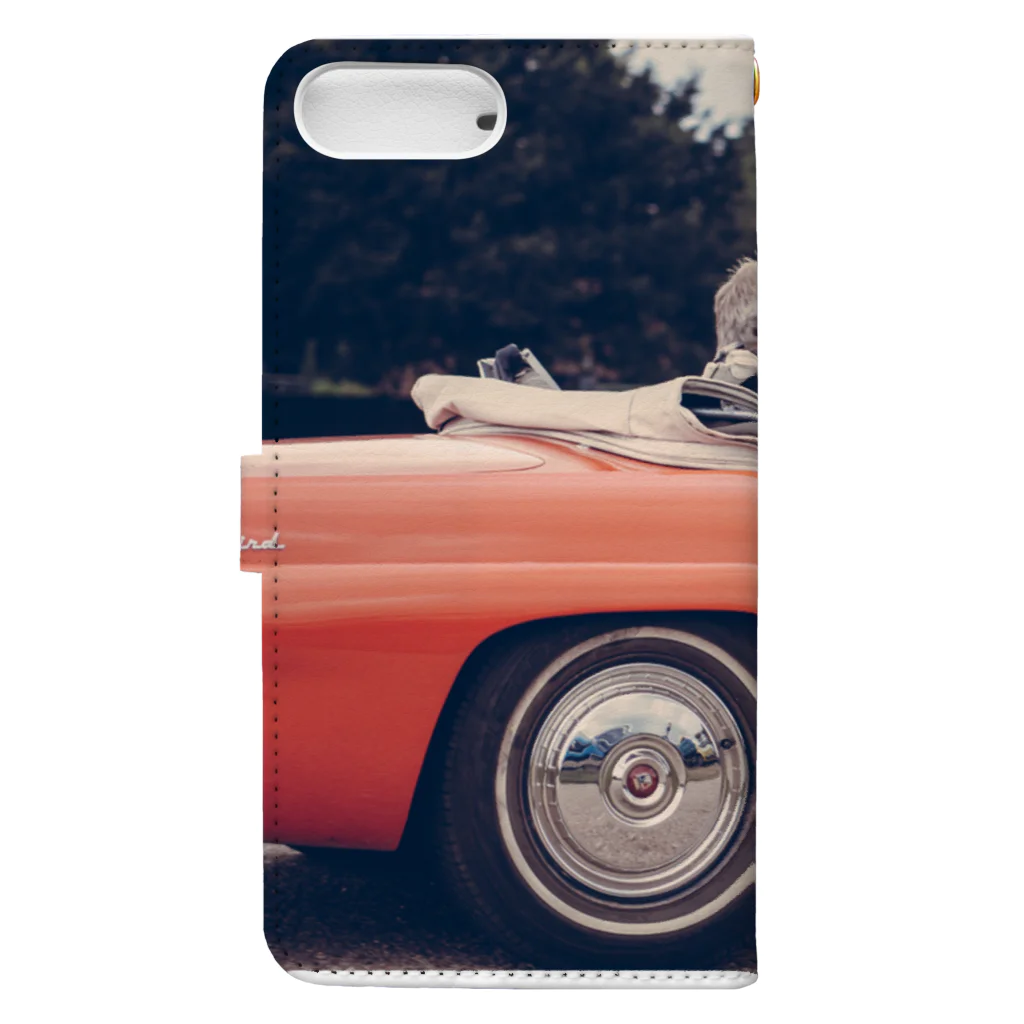 AkasakaBase - アカサカベースのOpen Car Book-Style Smartphone Case :back