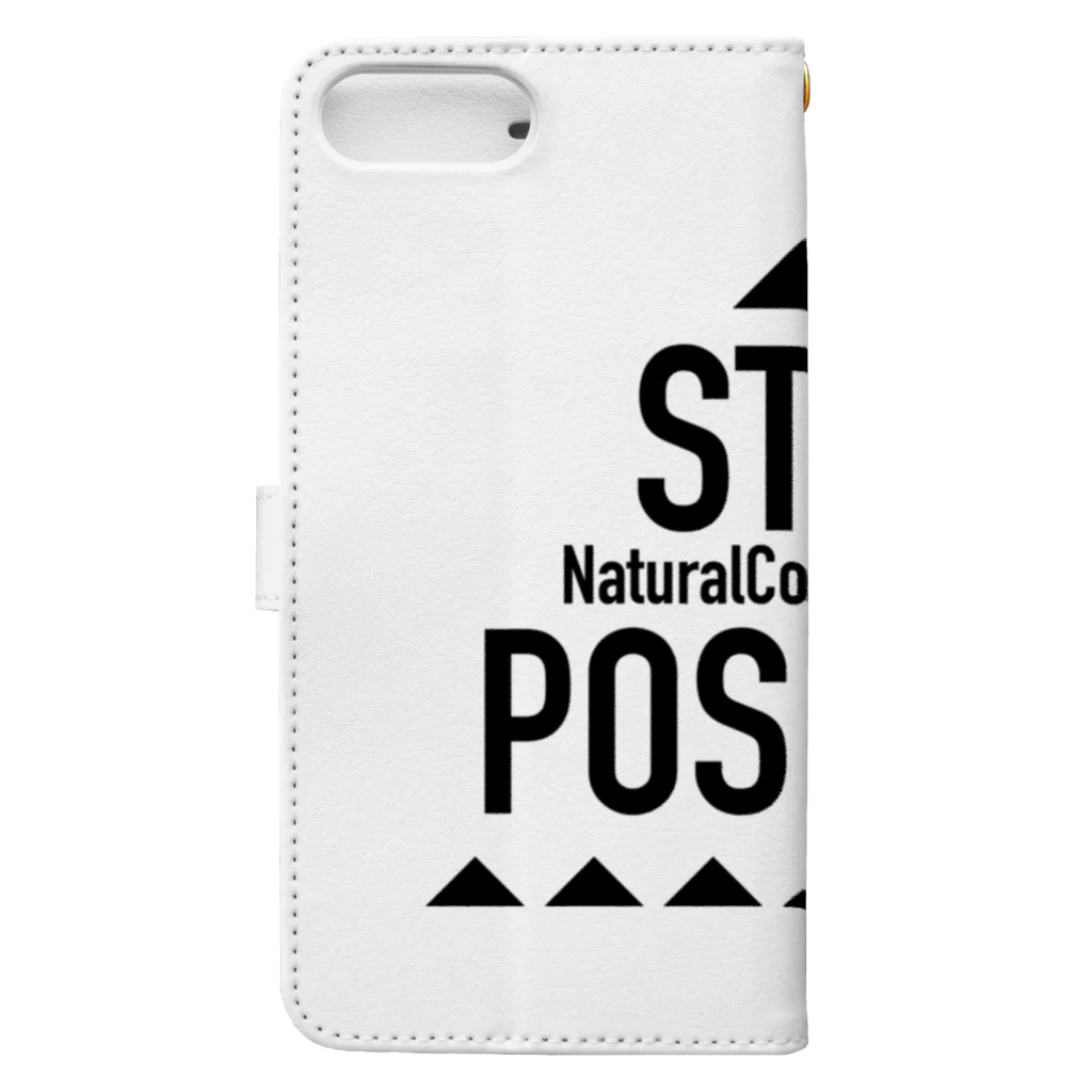 NaturalCourseJapanのNC OfficialWear 「STAY POSITIVE」vol.2 手帳型スマホケースの裏面