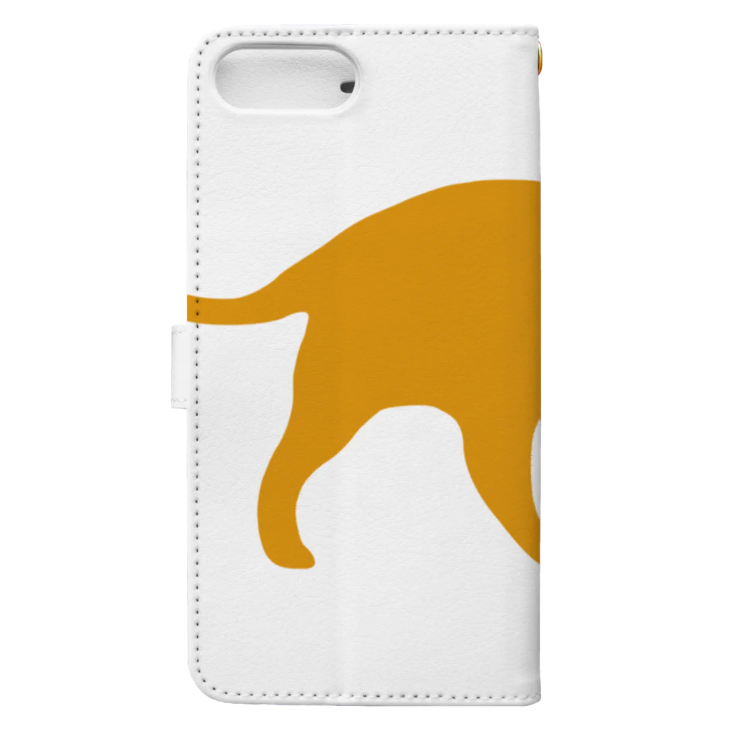 JTadano Collectionのおまわり猫 パポ君 / PAPO Book-Style Smartphone Case :back