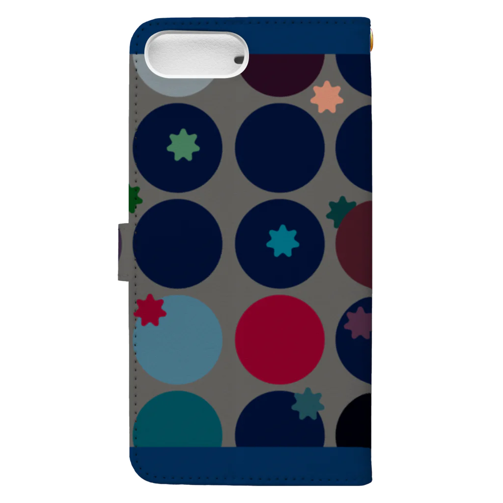 hr. grassのBlue berry Book-Style Smartphone Case :back