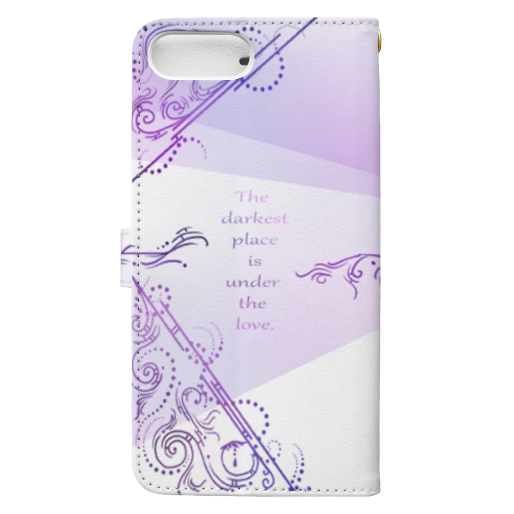 【幻想雑貨店】禮のThe blindly Book-Style Smartphone Case :back