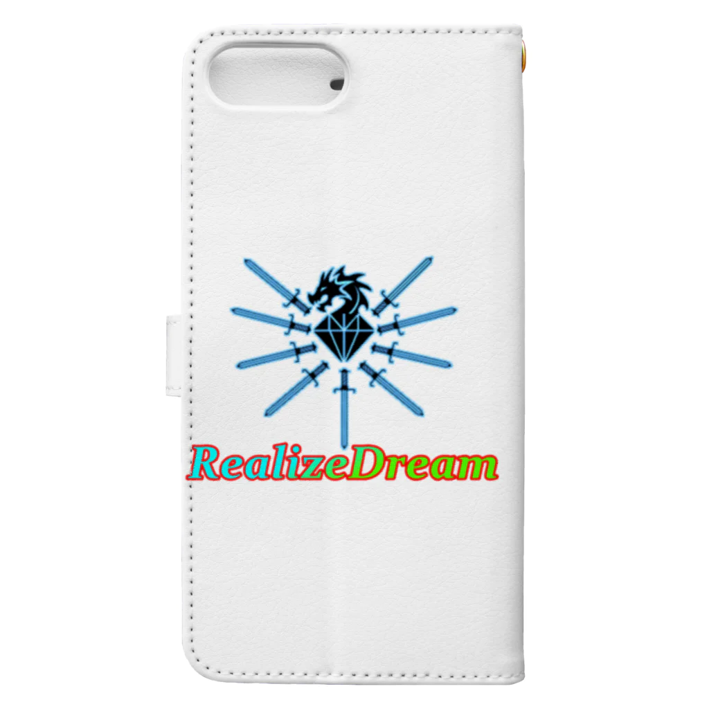 RealizeDreamのRealizeDreamグッズ 手帳型スマホケースの裏面