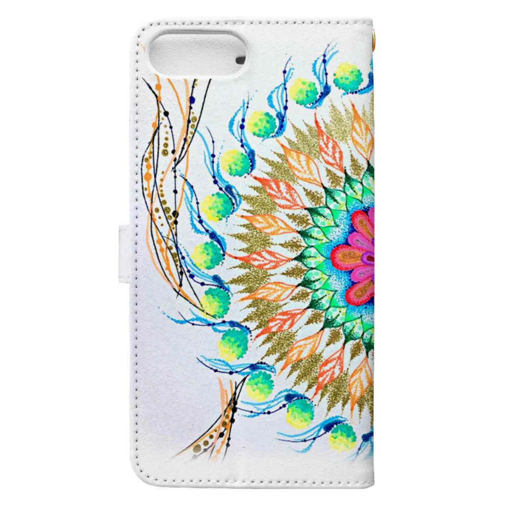 greenwind yuya's Arts shopの風の輪舞 Book-Style Smartphone Case :back