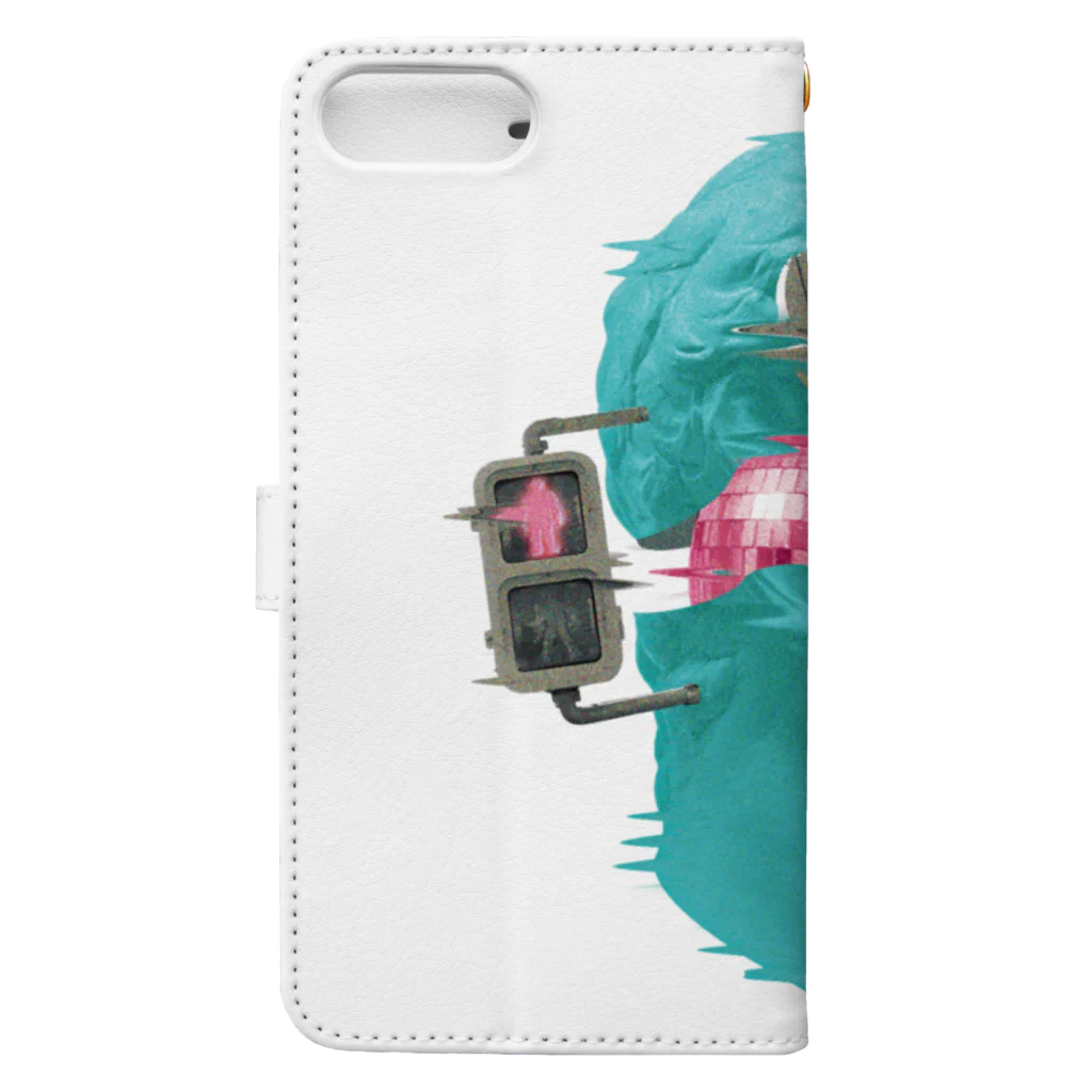 カズシフジイのK collage01 Book-Style Smartphone Case :back