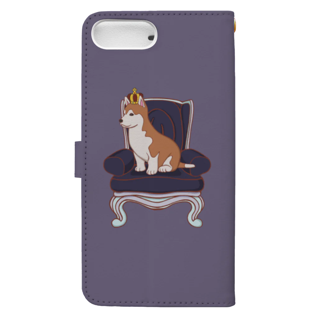 prunelleのKing Dog Book-Style Smartphone Case :back