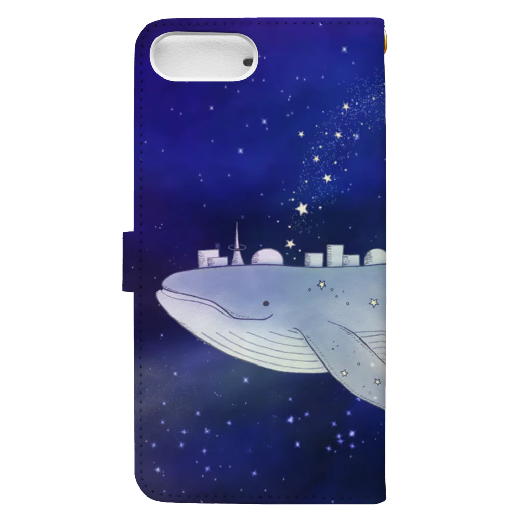 CREATOR'S NOVAの【NOVA】宇宙くじらnovaさん A Book-Style Smartphone Case :back