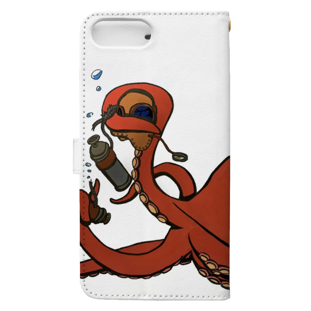 be_ku_toのOCTPUS Book-Style Smartphone Case :back