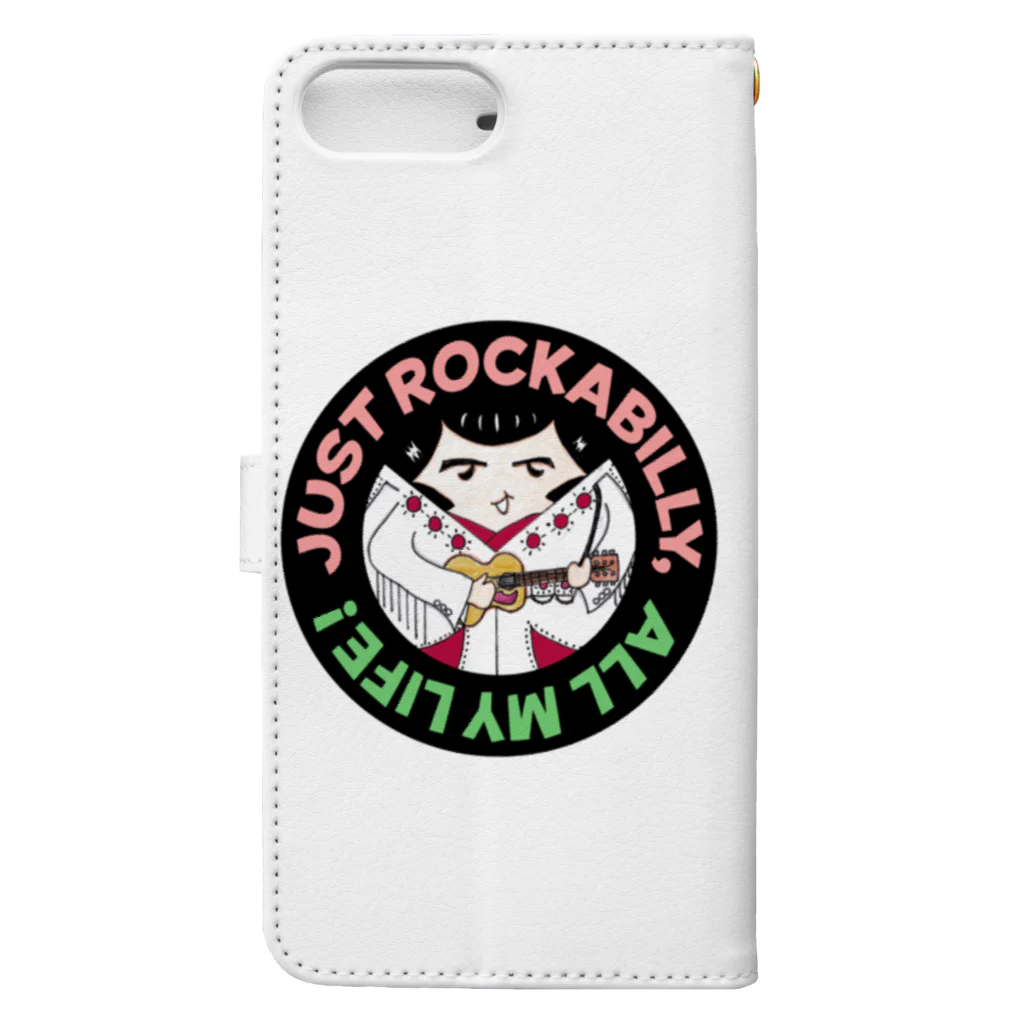 Rockabilly_Mの生涯ロカビリー70‘s 手帳型スマホケースの裏面