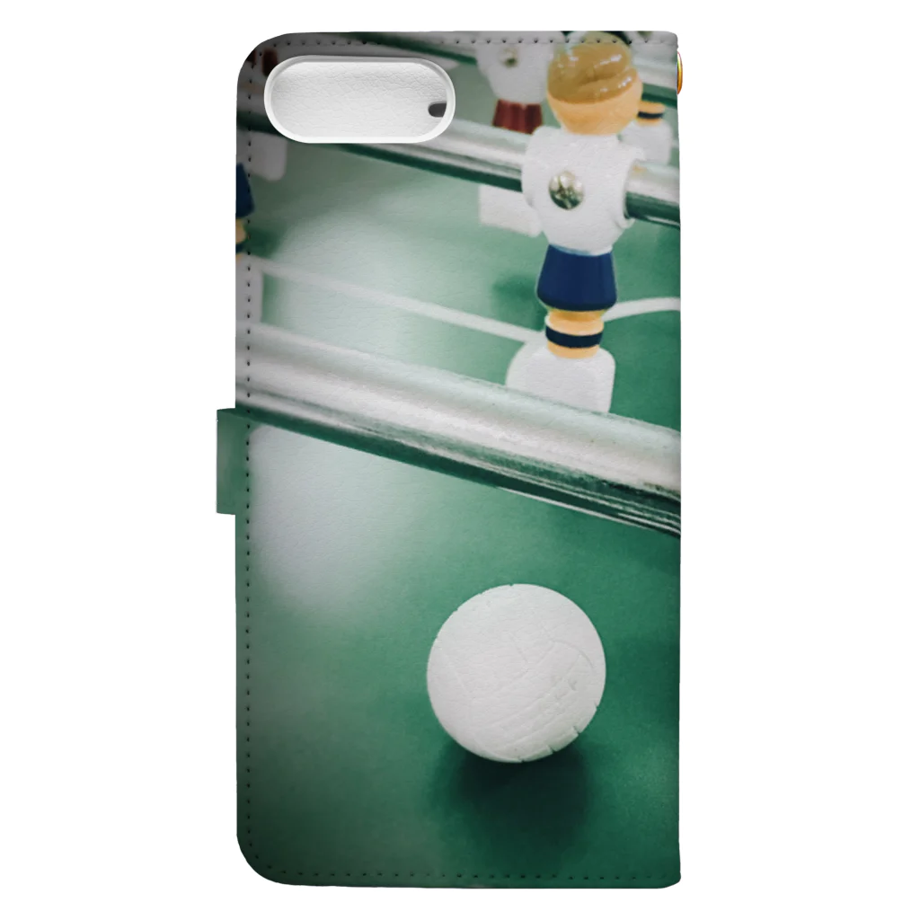 Mofluffyのサッカーゲーム Book-Style Smartphone Case :back