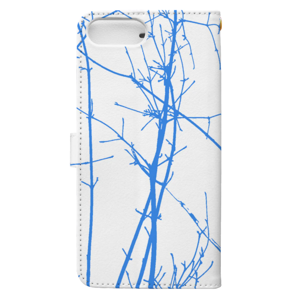 アトリエエキパ　iPhoneケース専門支店の南国.雪景色.幻想 Book-Style Smartphone Case :back