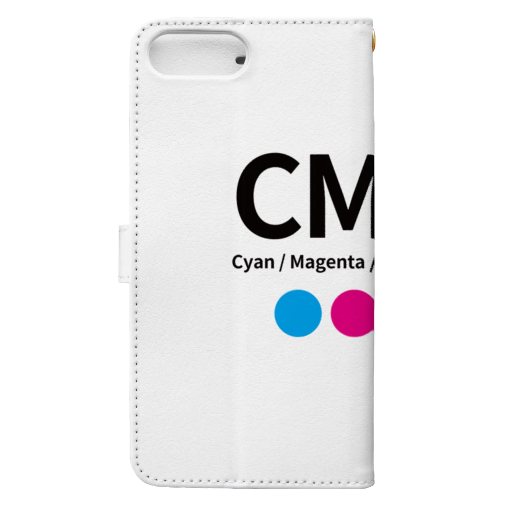 現役デザイナーが作る気ままショップのCMYKグッズ Book-Style Smartphone Case :back