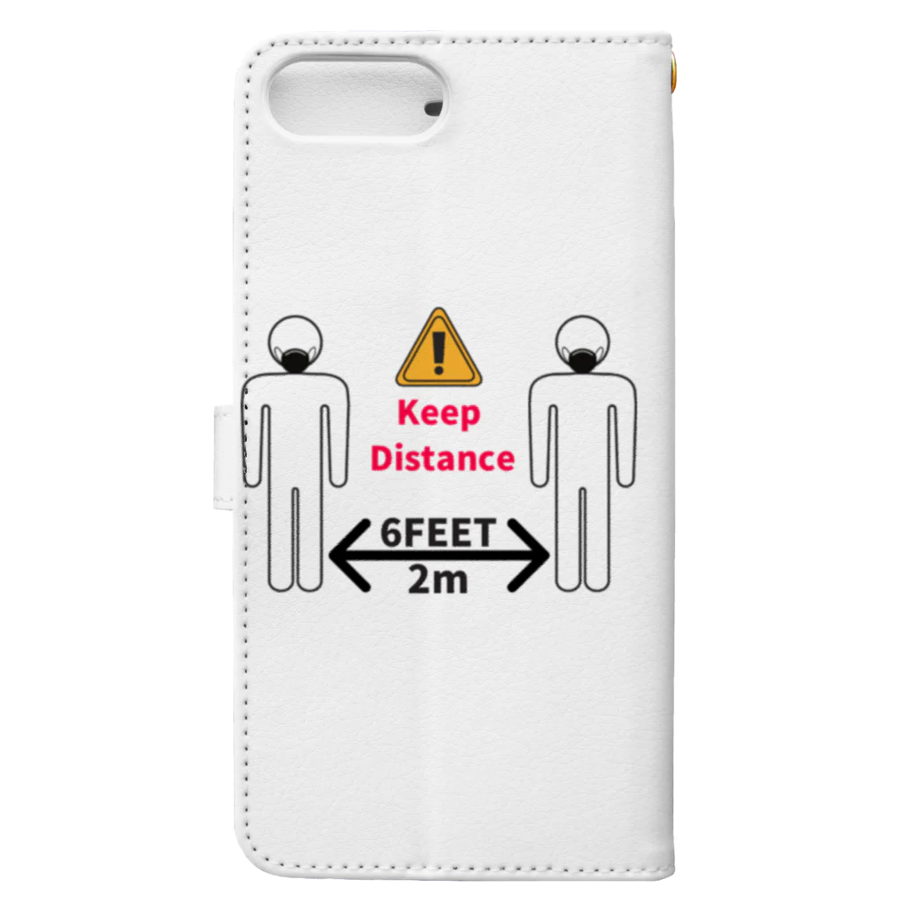 Mr.AmusingのKeep Distance Book-Style Smartphone Case :back