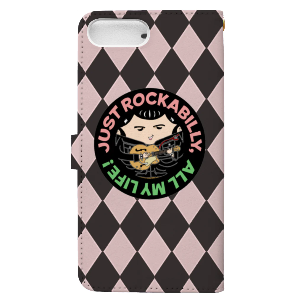 Rockabilly_Mのマルヴィス60‘s Book-Style Smartphone Case :back