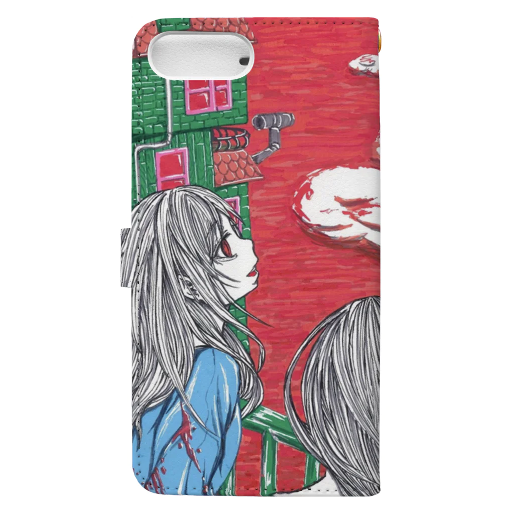 DEAREST ろあのそら Book-Style Smartphone Case :back