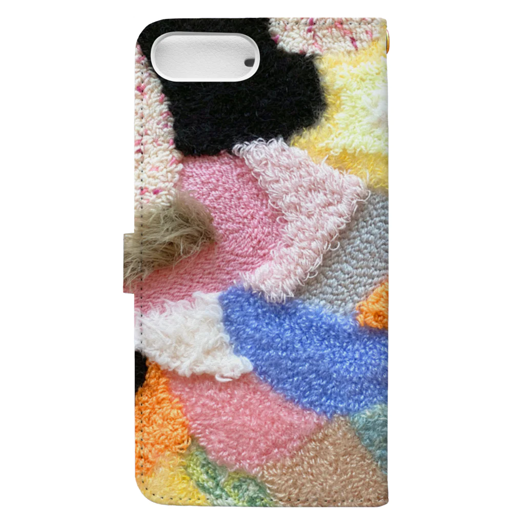 さぶのmoss rug printing case 1 Book-Style Smartphone Case :back