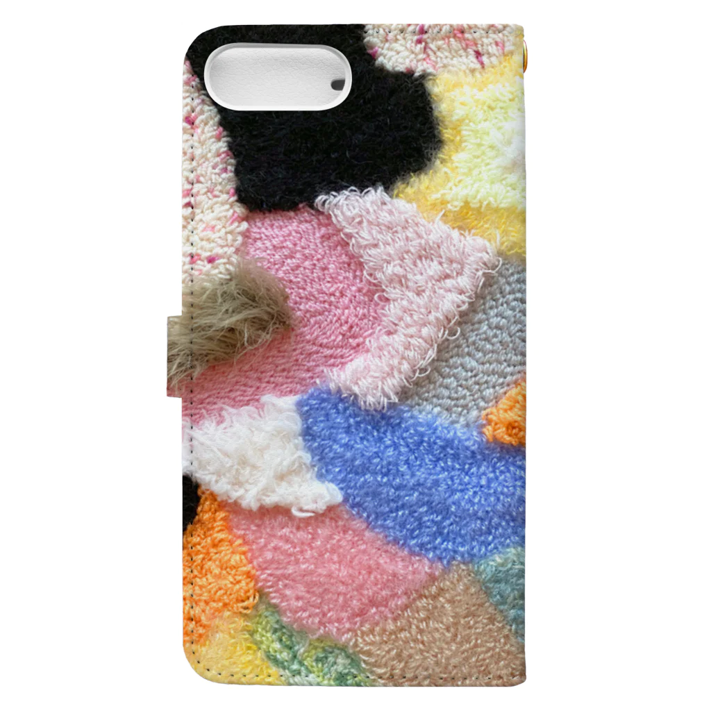 さぶのmoss rug printing case 1 手帳型スマホケースの裏面