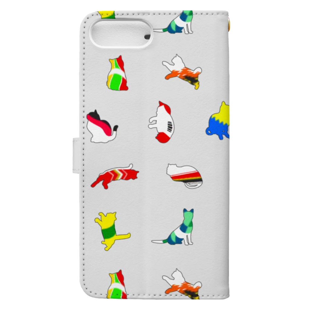 清水FraiboのKitten Yo Book-Style Smartphone Case :back