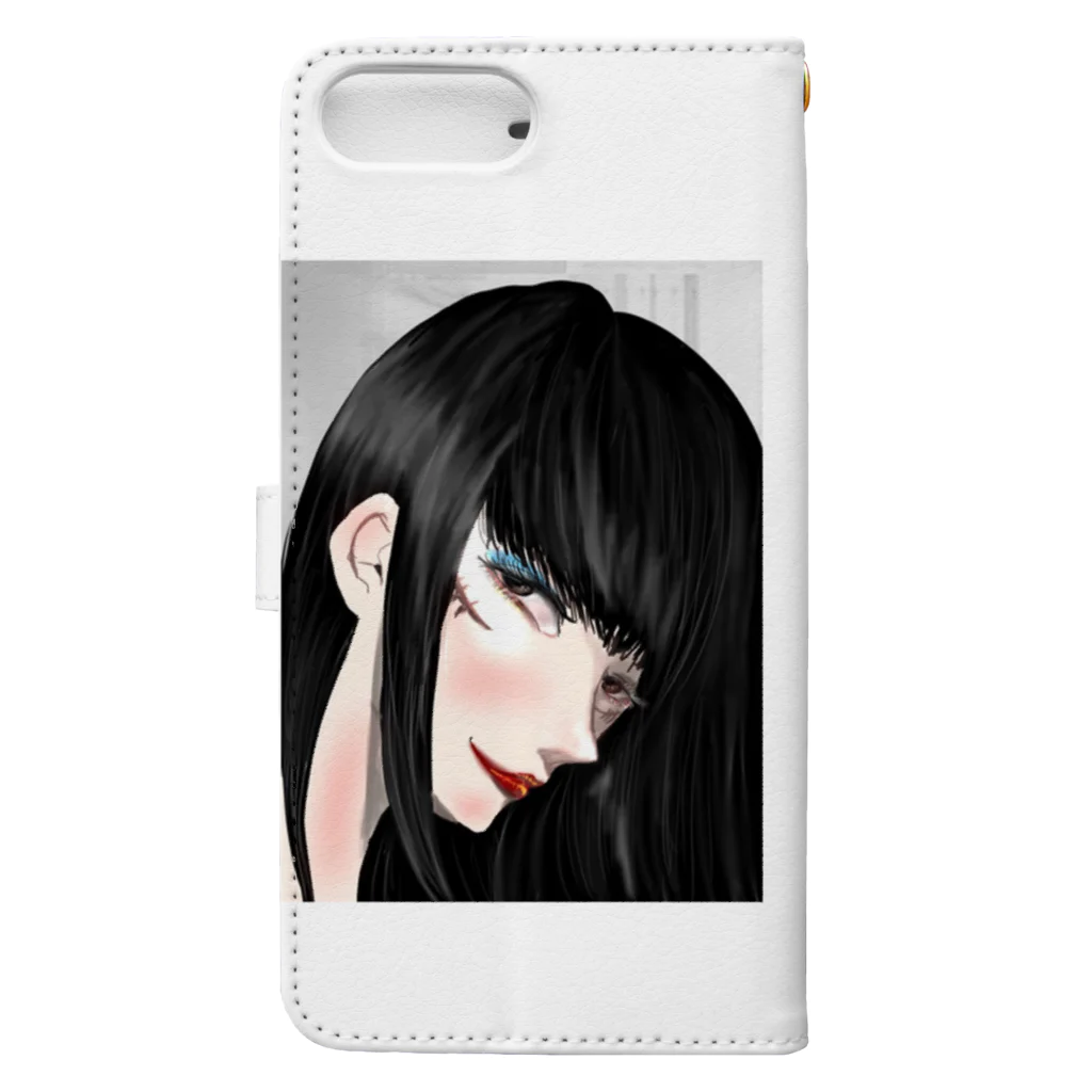 PNKの美人ちゃん Book-Style Smartphone Case :back