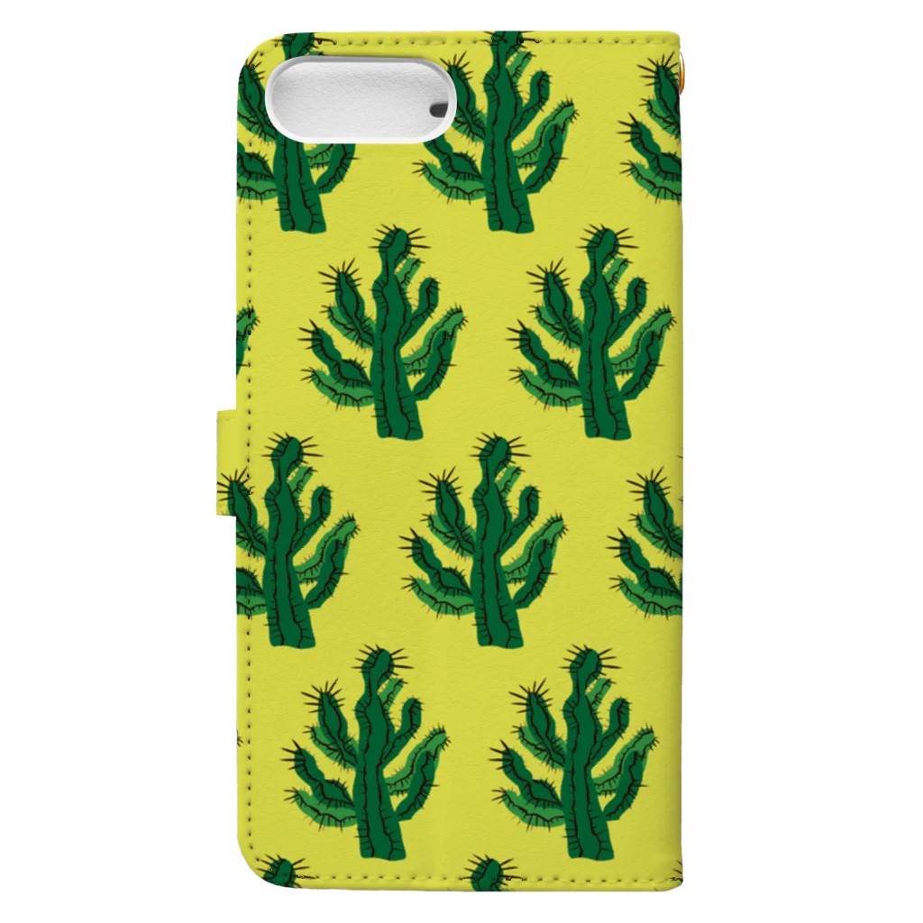 れなしやのユーフォルビア🌵🖤 Book-Style Smartphone Case :back