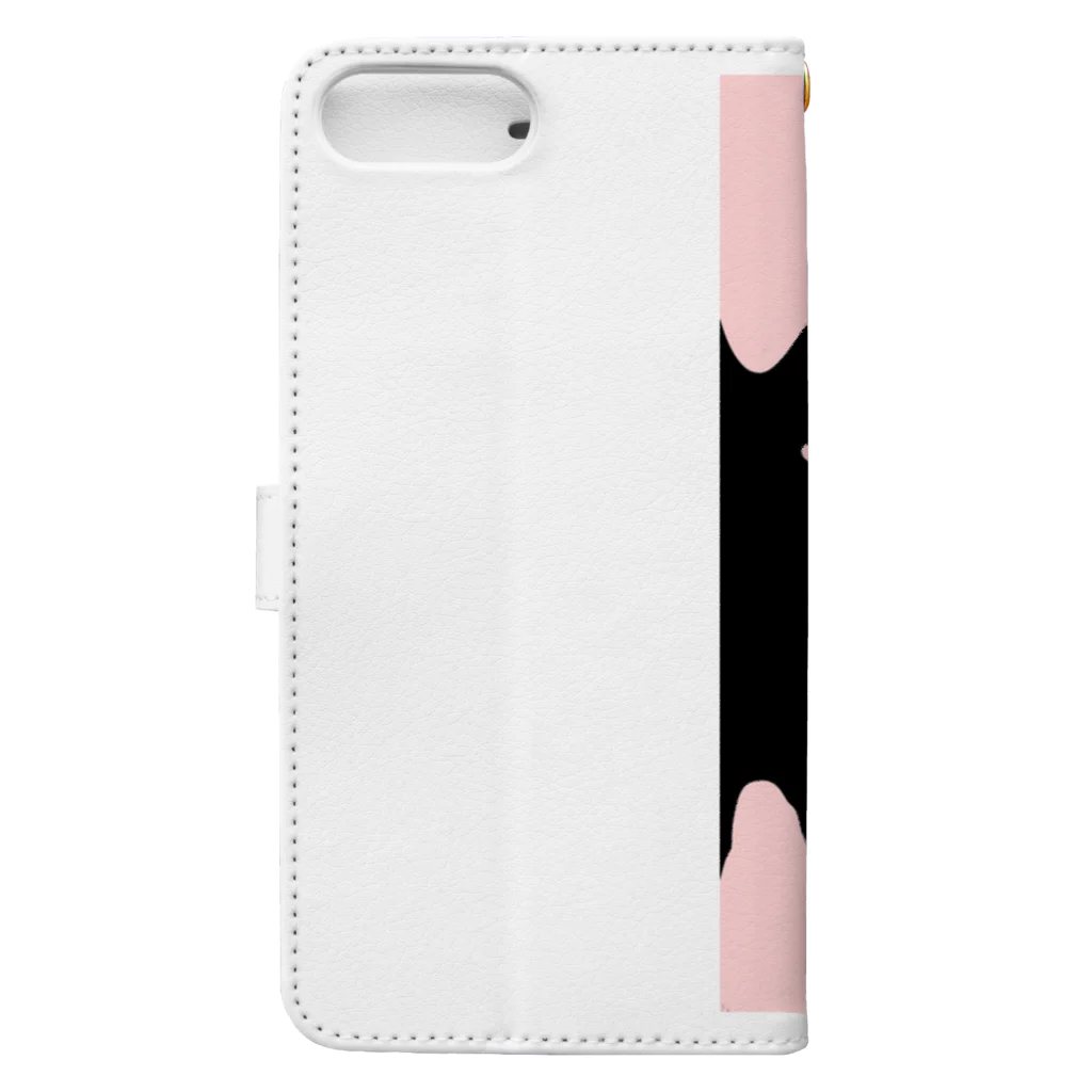 こわかわギャラリーのPINKBLACK Book-Style Smartphone Case :back