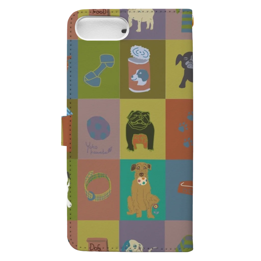 DOG DOG DOGのDOG＆GOODS Book-Style Smartphone Case :back