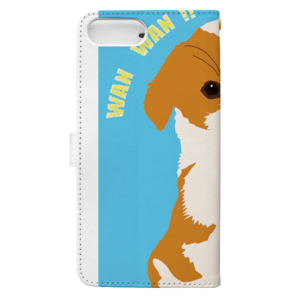 burijinaのコーギー犬 Book-Style Smartphone Case :back