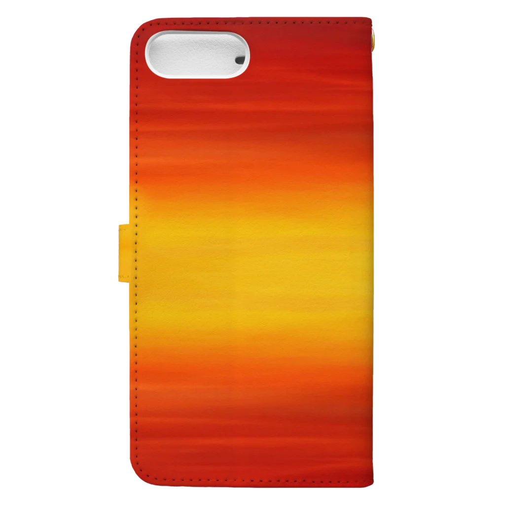 orange_honeyの夕焼け2 Book-Style Smartphone Case :back