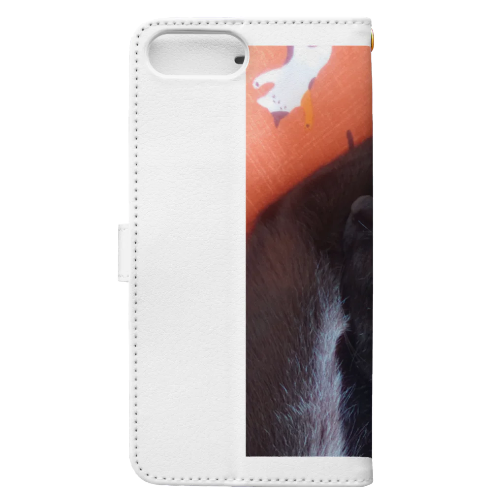 猛毒おひたしのおひるねシンメトリーねこ Book-Style Smartphone Case :back