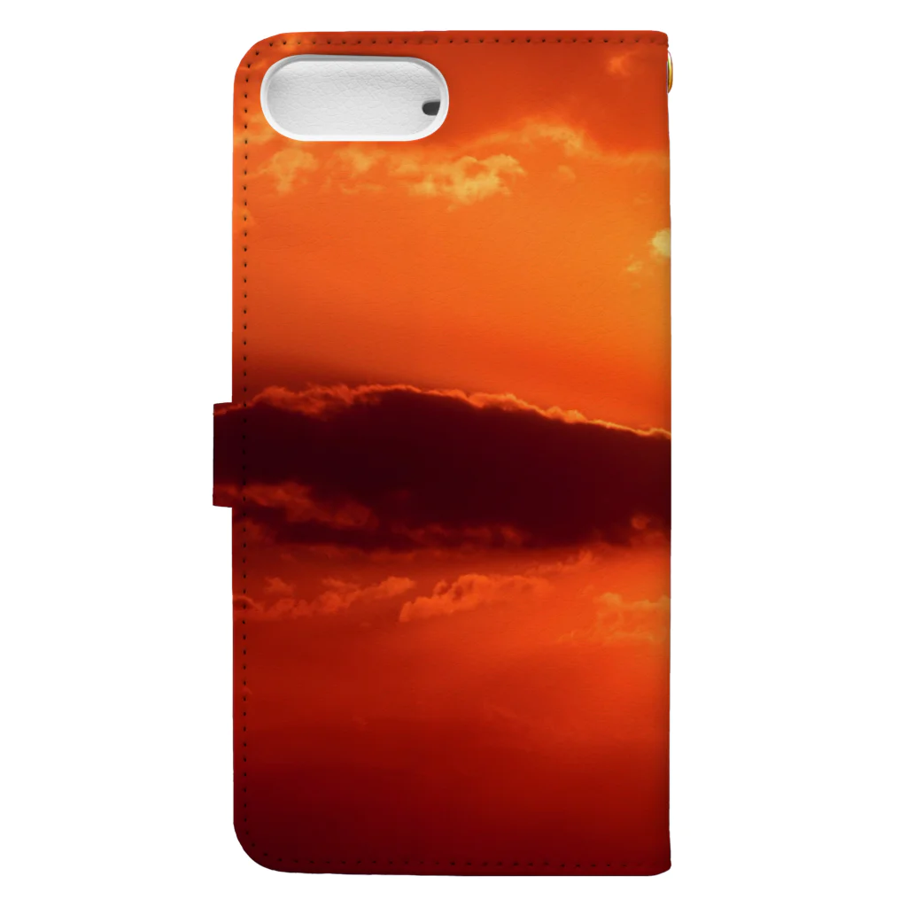 orange_honeyの夕焼け6 Book-Style Smartphone Case :back