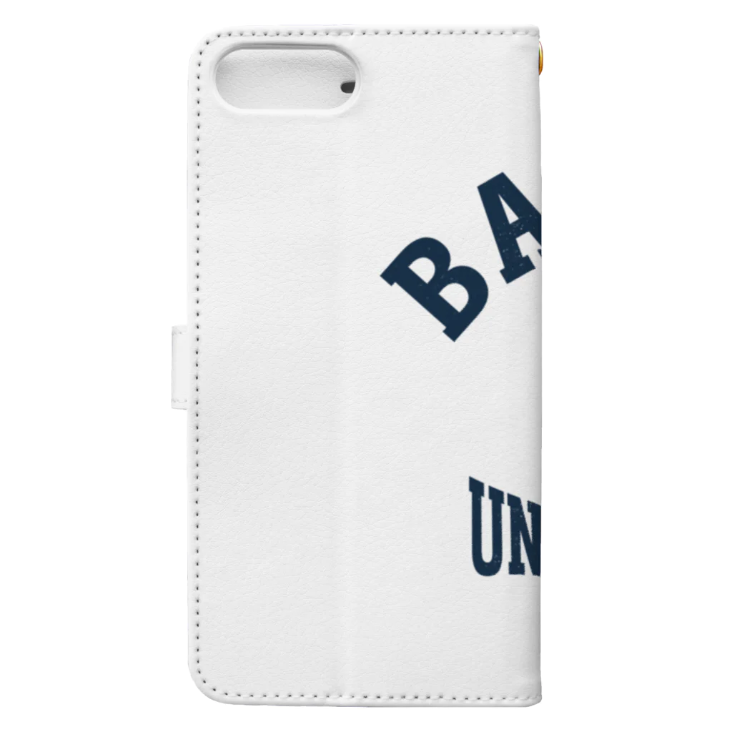 グラフィンのバカダ大学 BAKADA UNIVERSITY Book-Style Smartphone Case :back