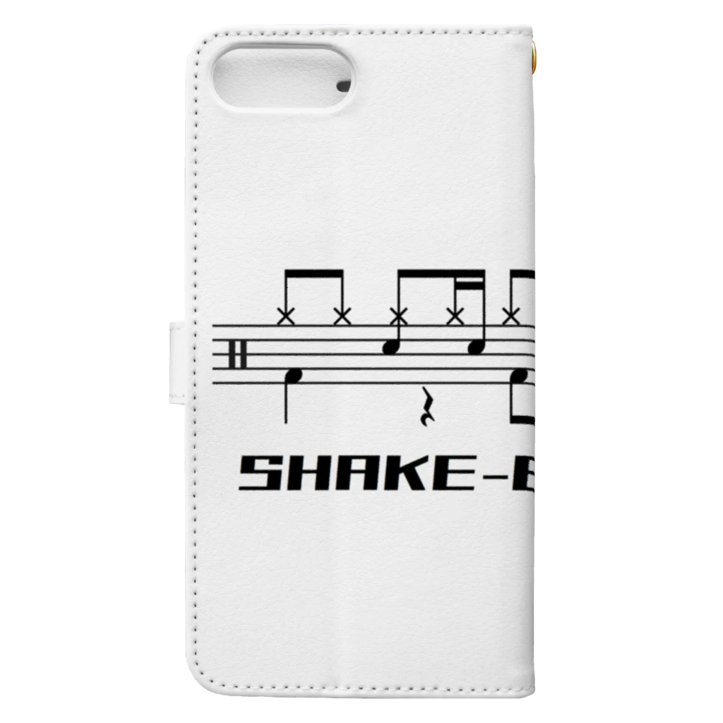 エヌ SHOPのドラムのSHAKE-BEAT Book-Style Smartphone Case :back