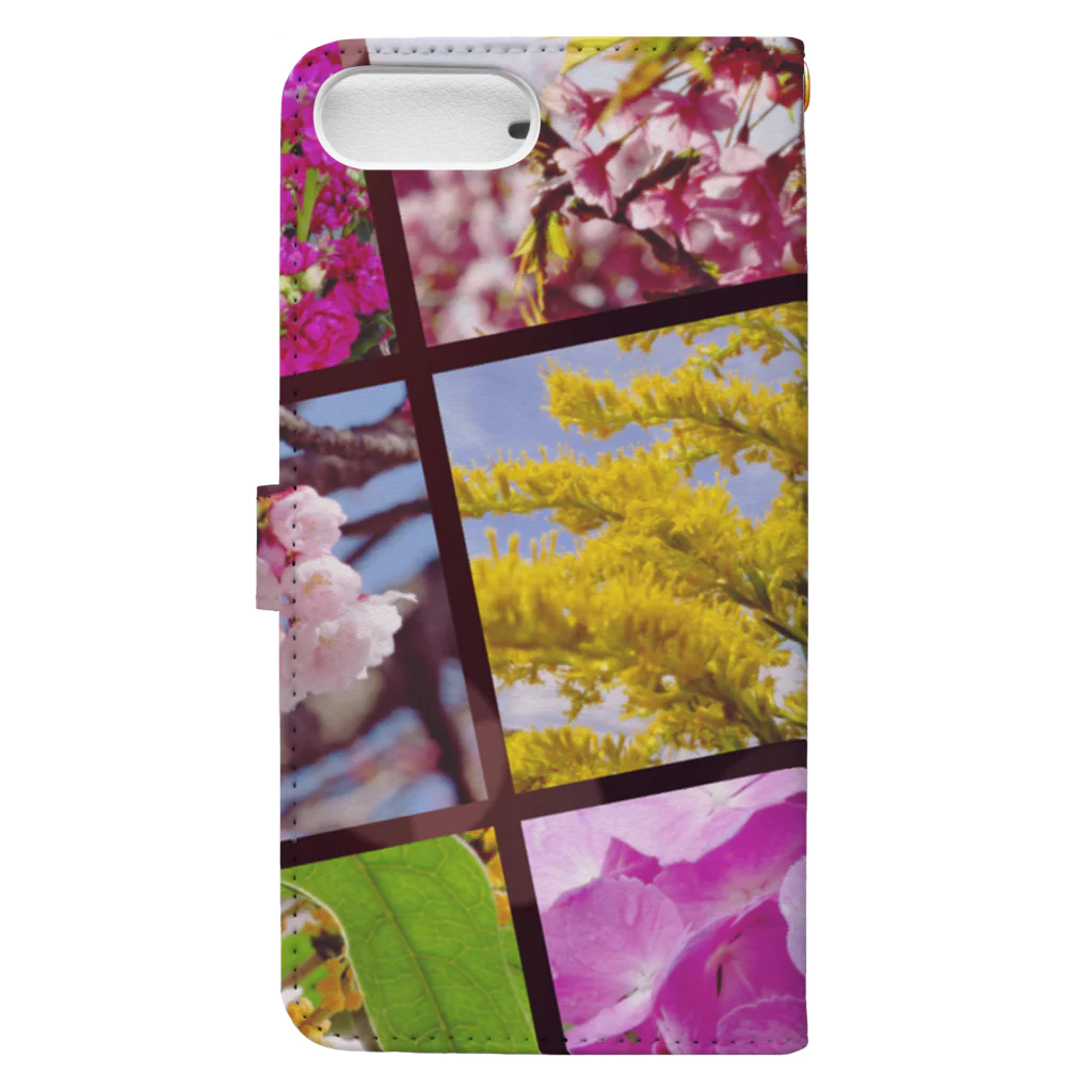 HopeのFlower Book-Style Smartphone Case :back