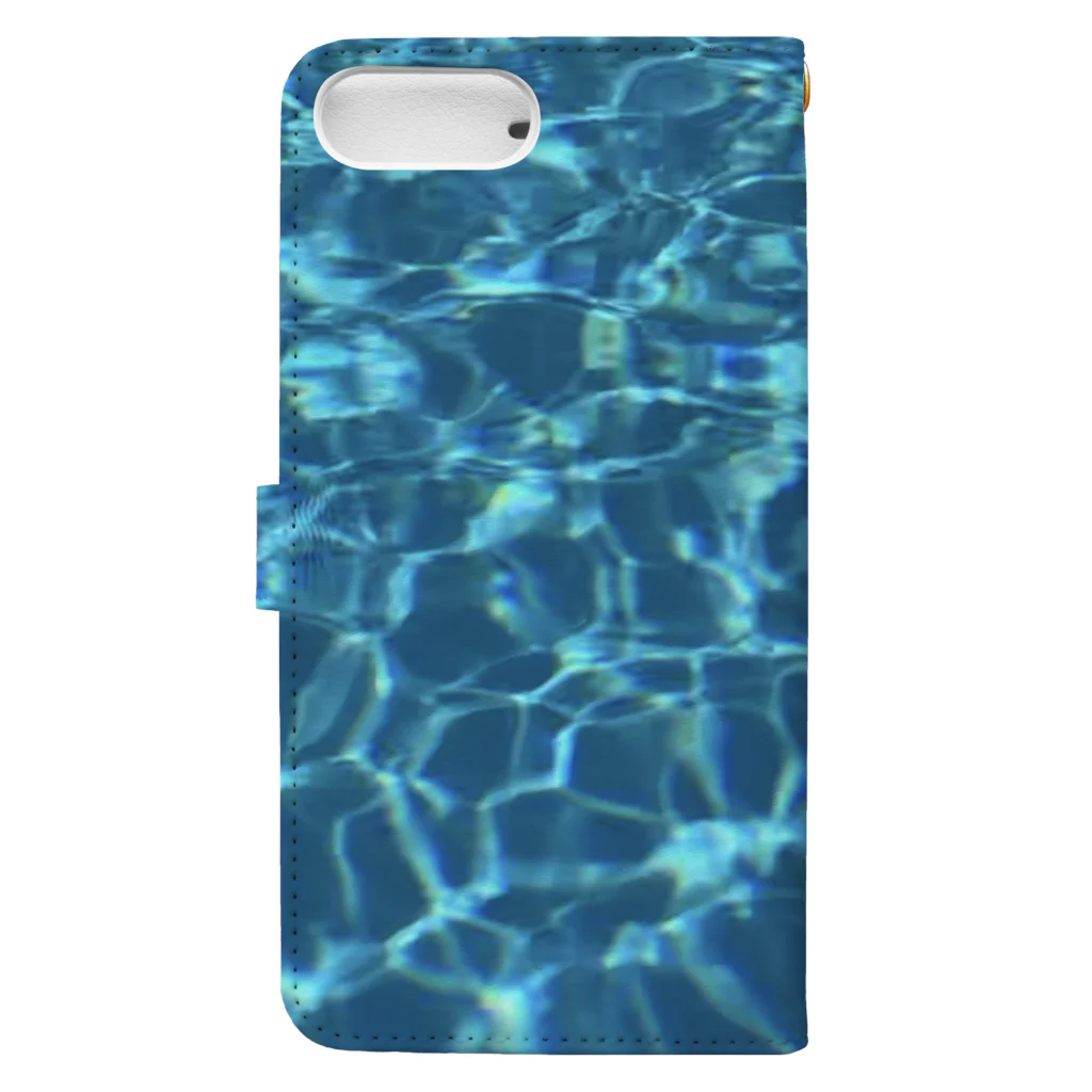 gvs-daifukumochiの水面 Book-Style Smartphone Case :back