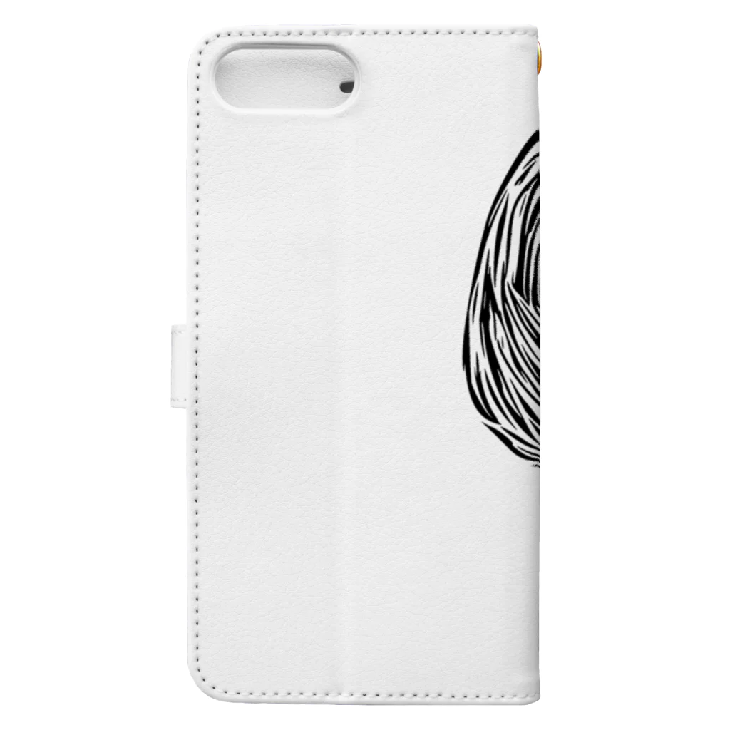 GraphicersのAnonymous 1 Book-Style Smartphone Case :back