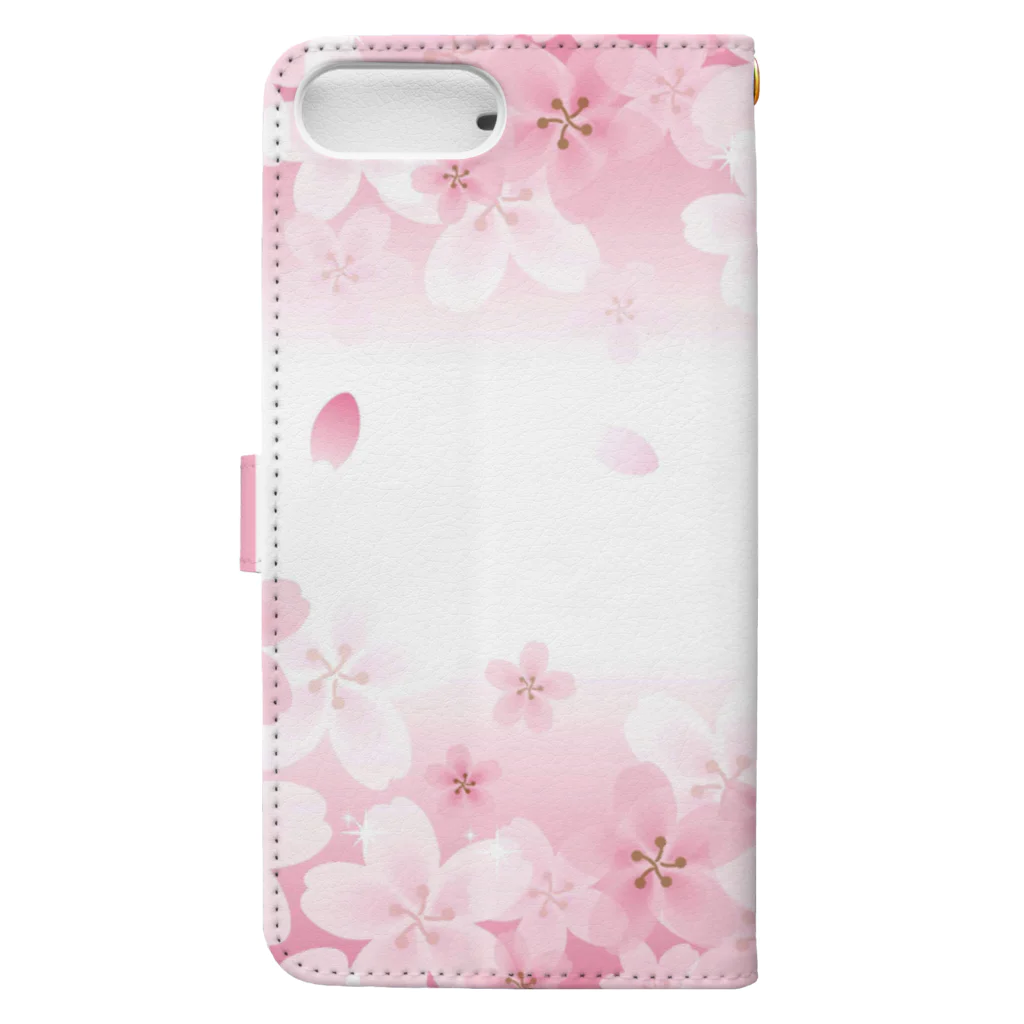 orange_honeyの桜33 Book-Style Smartphone Case :back