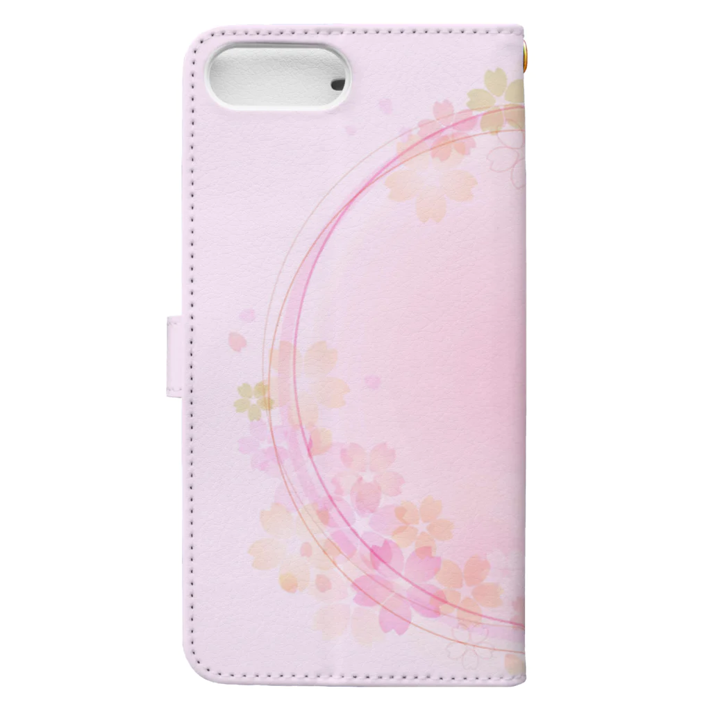 orange_honeyの桜47 Book-Style Smartphone Case :back