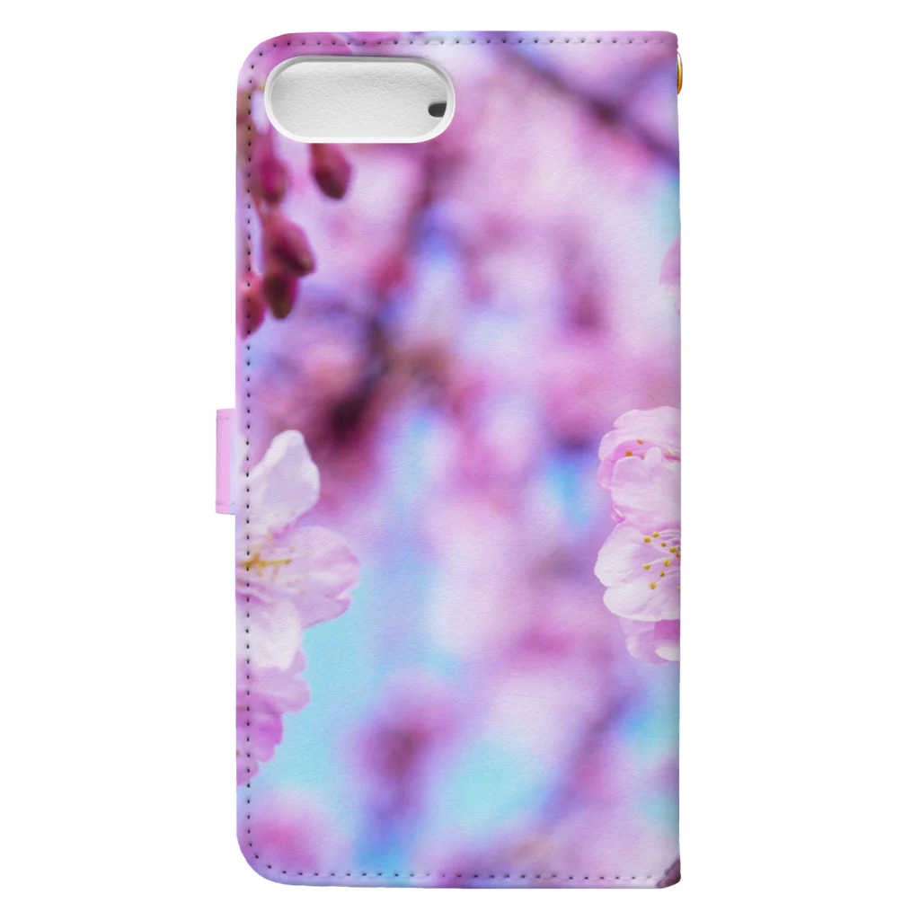 orange_honeyの桜48 Book-Style Smartphone Case :back